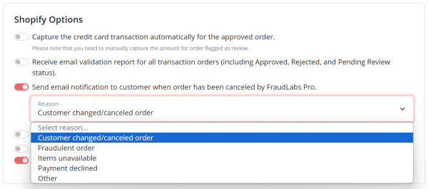 How to enable order canceled email notification for Shopify - FraudLabs ...