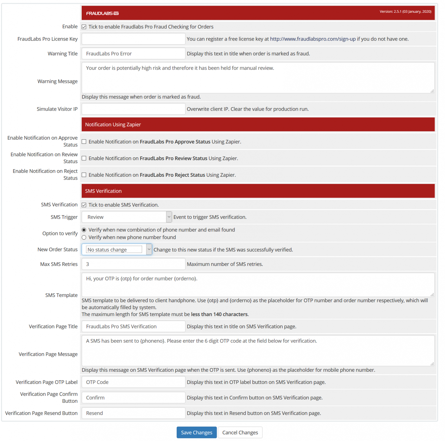 How to configure SMS Verification on WHMCS - FraudLabs Pro Articles ...