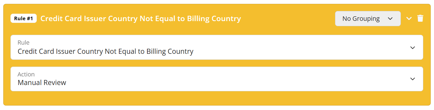 FraudLabs Pro Validation Rule page