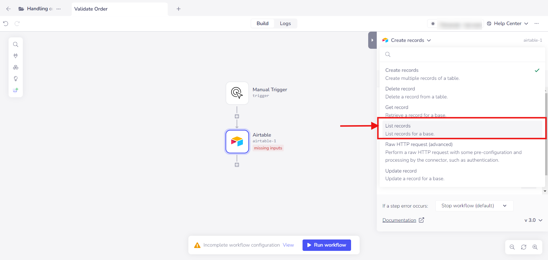 Create records in Tray.io